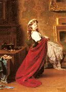 Fritz Zuber-Buhler Dressing Up oil painting artist